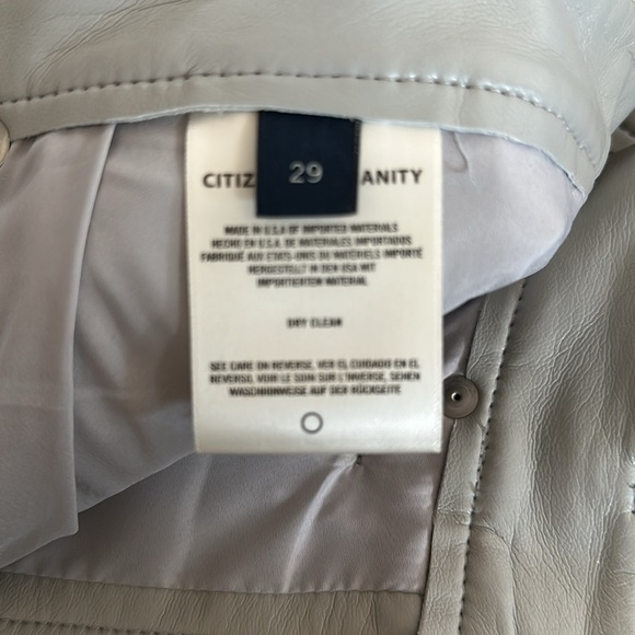 Citizens of Humanity Recycled Leather Pants (Gaucho) - Picture 7 of 8